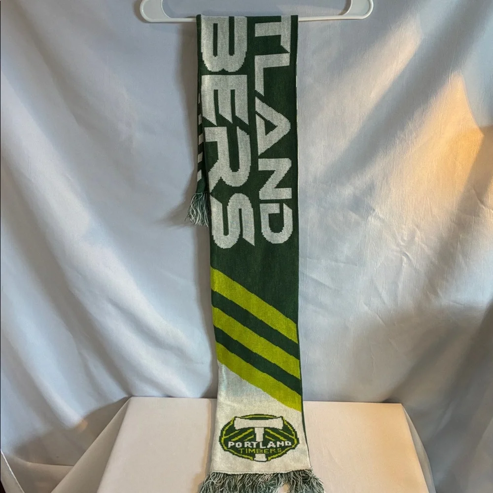 MLS Portland Timbers knit winter scarf unisex soccer fan gear cold weather game